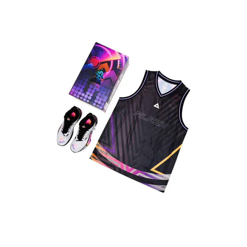 PEAK Flash 5 Generations Taichi Anti Slip Wear Resistant Low Top Basketball Shoes Men's White Gray Box Included-7