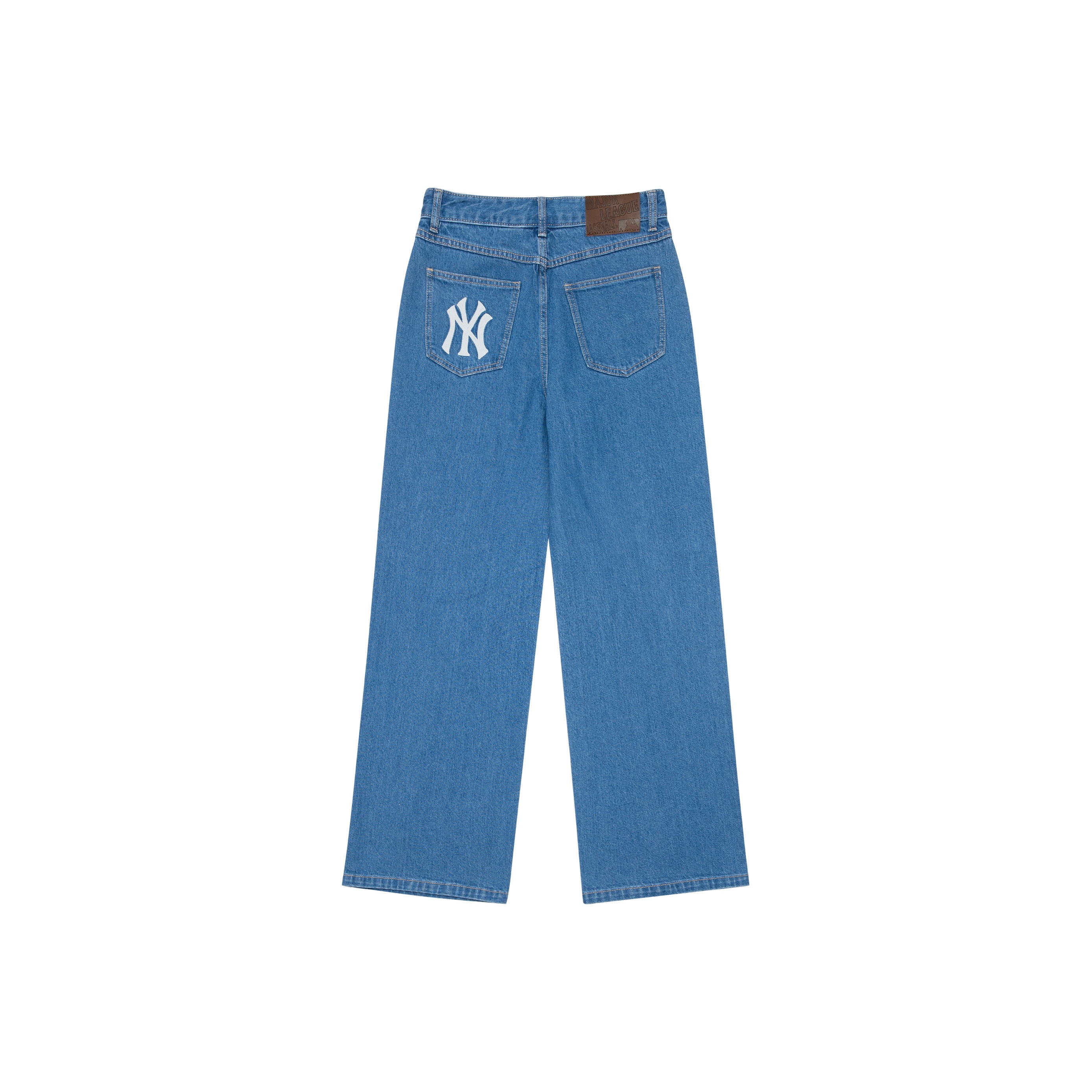 MLB New York Yankees Jeans Women's Blue XS - POIZON
