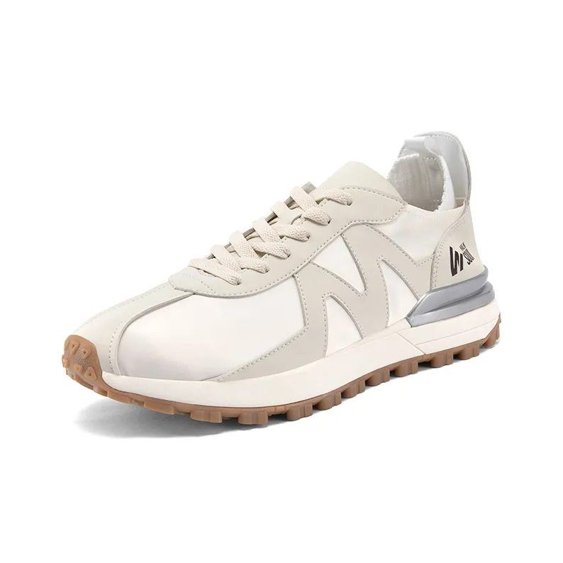 WALKSOUL Casual Shoes Men Low Top Black/Beige-10