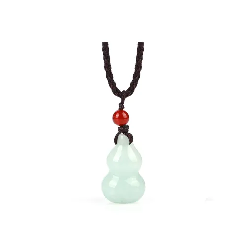 Yi Zhen Ge Jadeite Pendants Unisex Light Green