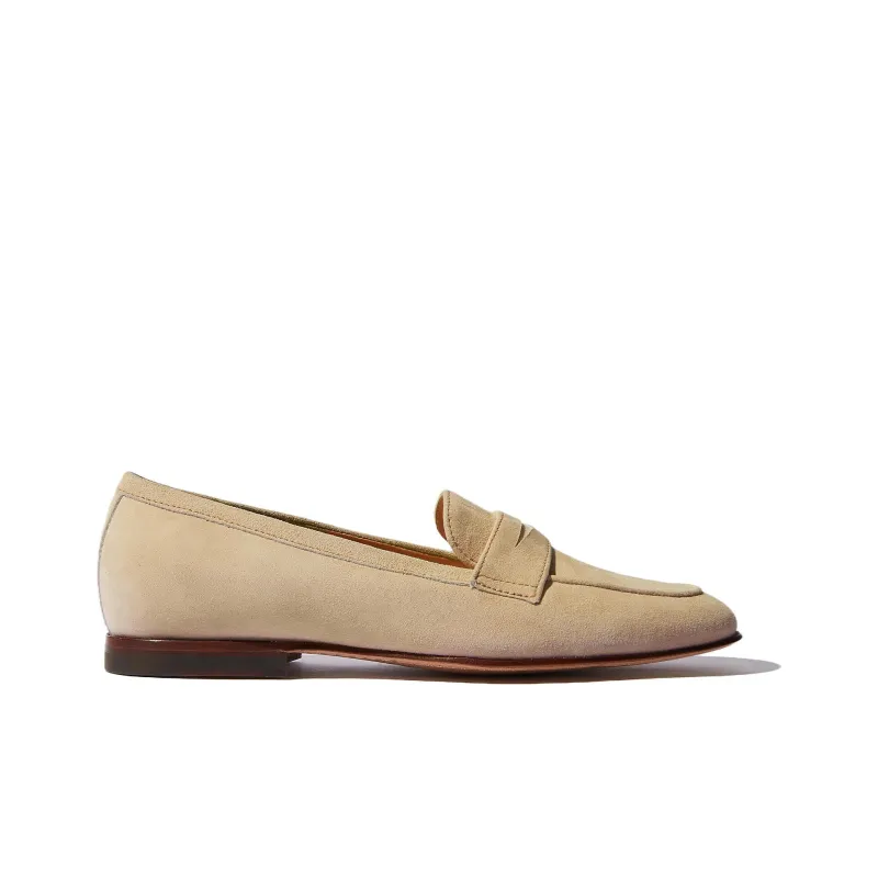 SCAROSSO Valeria Almond Toe Slip On Loafers Women's-1