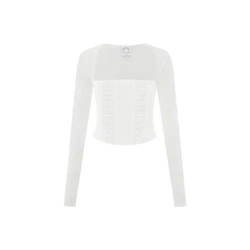 With Jean T-Shirts Women's White