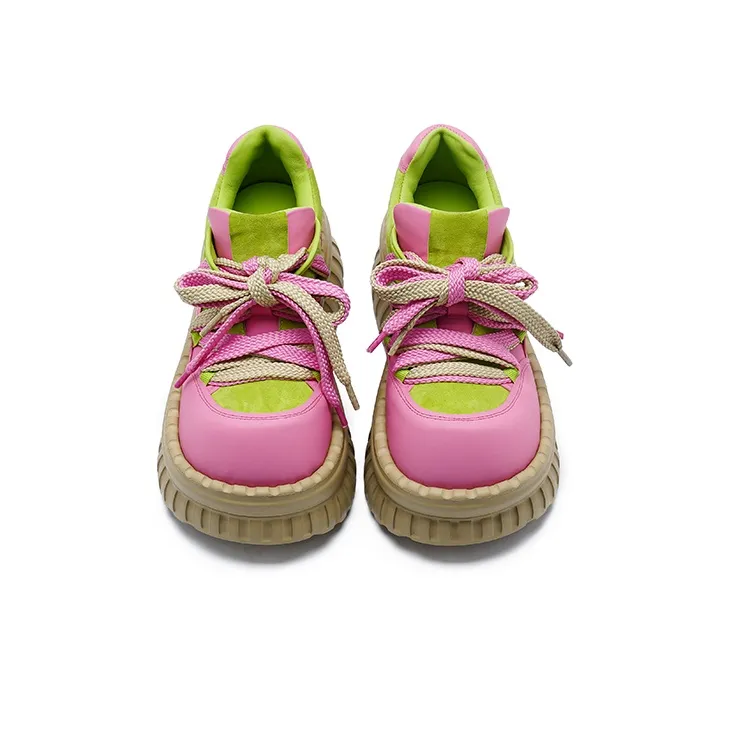 VINYVIOLA Support Height Enhancement Low-Top Casual Shoes Women's-2
