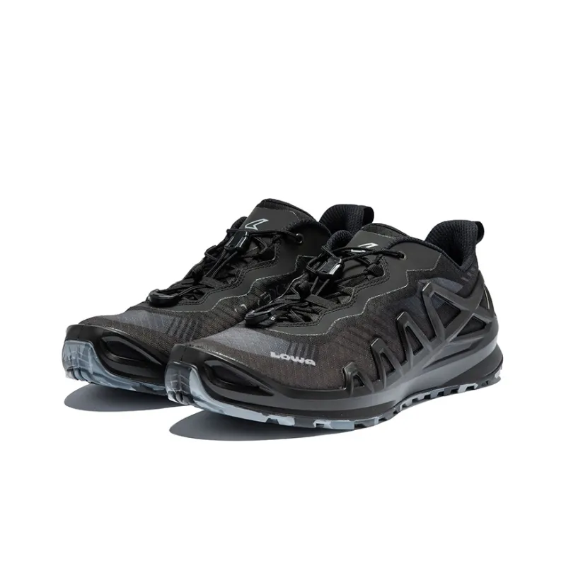 Lowa Merger Ink Horse GTX Anti Slip Wear Resistant Waterproof And Breathable Low Top Outdoor Shoes Men's Black-2