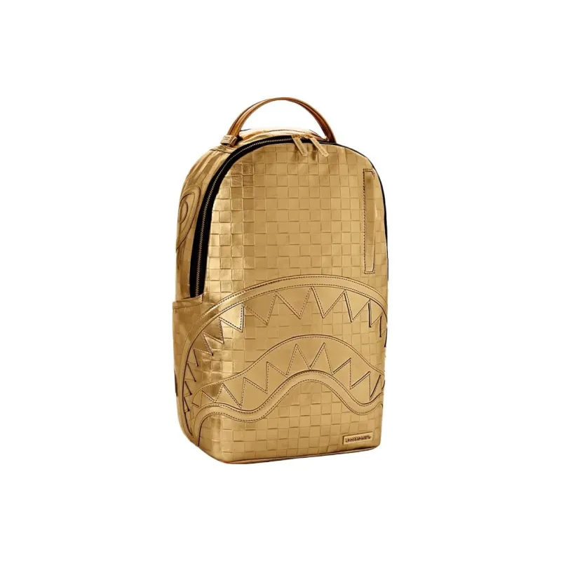 SPRAYGROUND PU Backpack Regular Men's Gold-1