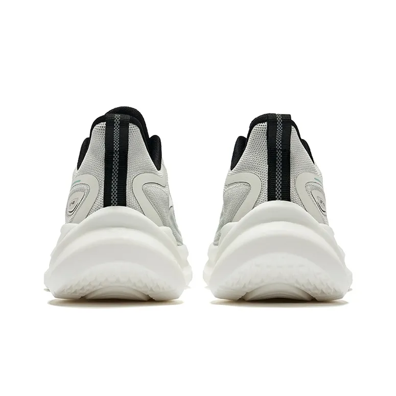 Erke Cushioned Wear-Resistant Breathable Low-Top Running Shoes Men's Pale Wild Pine Stone Color-3