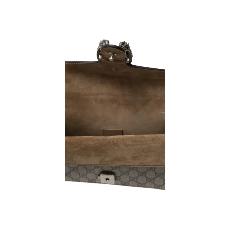 GUCCI Dionysus Canvas With Leather Canvas Bag, Flap Bag, Chain Bag Shoulder Bag, Crossbody Bag Women's-4