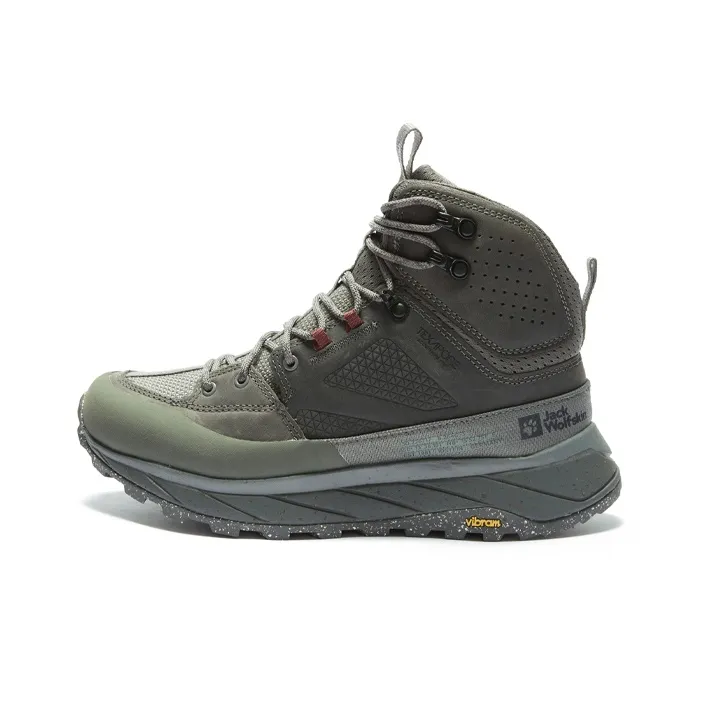 Jack Wolfskin Slip Resistant, Abrasion Resistant, Waterproof, And Breathable High Top Outdoor Shoes Women's-0