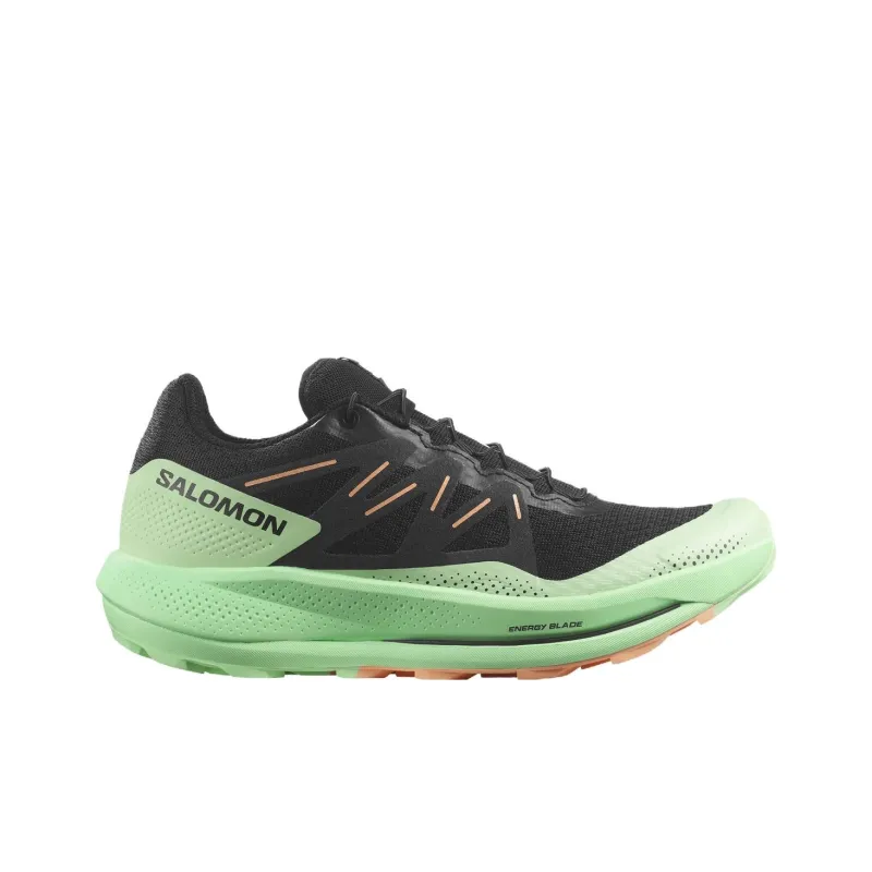 SALOMON Women's Pulsar Trail 'Black Green Ash'-1