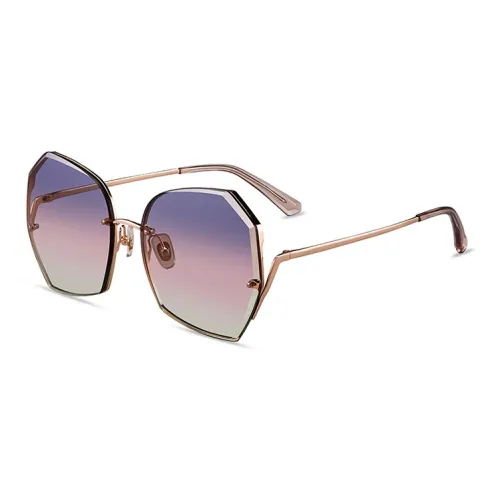 HELEN KELLER Alloy Irregular Shape Sunglasses Unisex