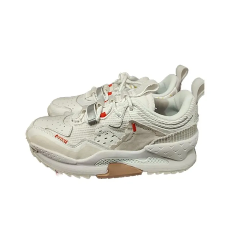 LiNing Mountain Half Mountain Half Anti Slip Wear Resistant Low Top Casual Shoes Men's White-2