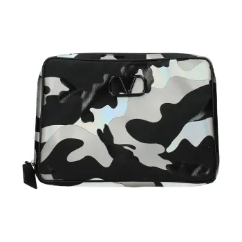 Valentino Fabric Clutch Regular Men's Camouflage