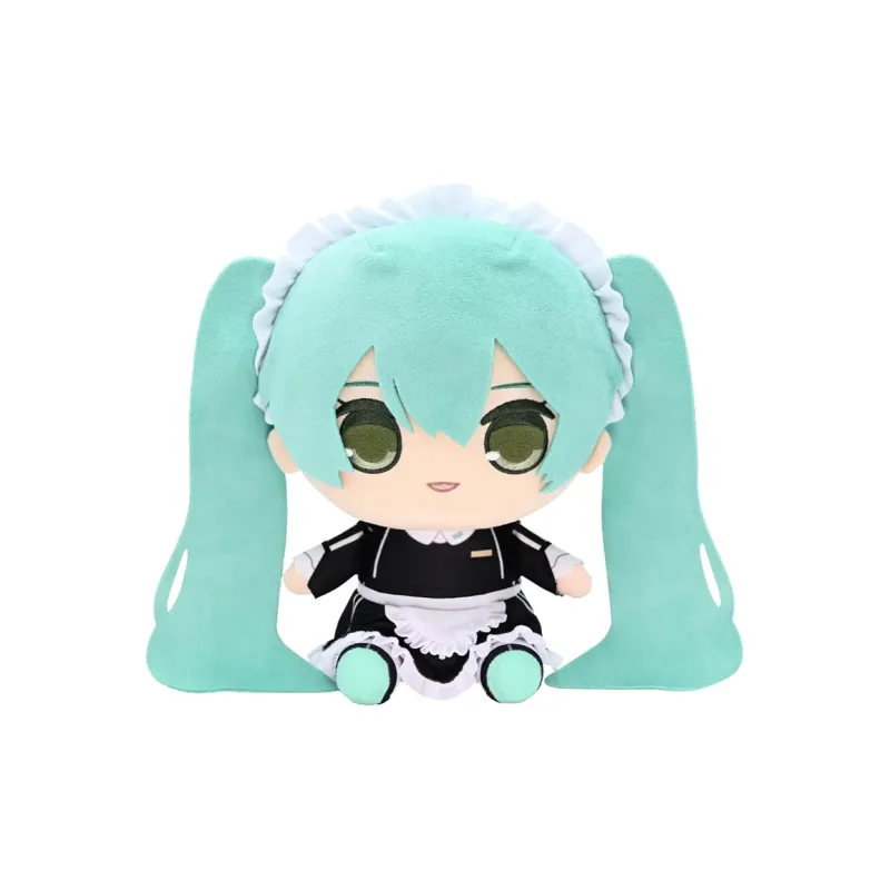 FURYU VOCALOID Hatsune Miku Maid Dolls Plush Doll 25cm High-0