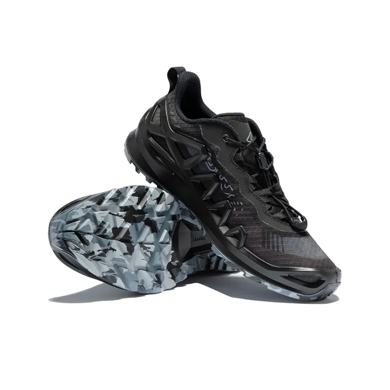 Lowa Merger Ink Horse GTX Anti Slip Wear Resistant Waterproof And Breathable Low Top Outdoor Shoes Men's Black-3
