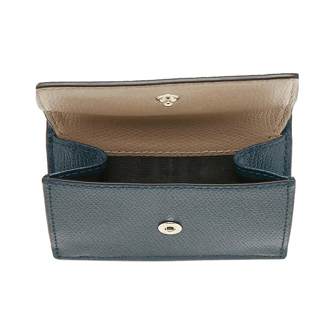 Furla Leather Wallet Mini Women's Blue-4