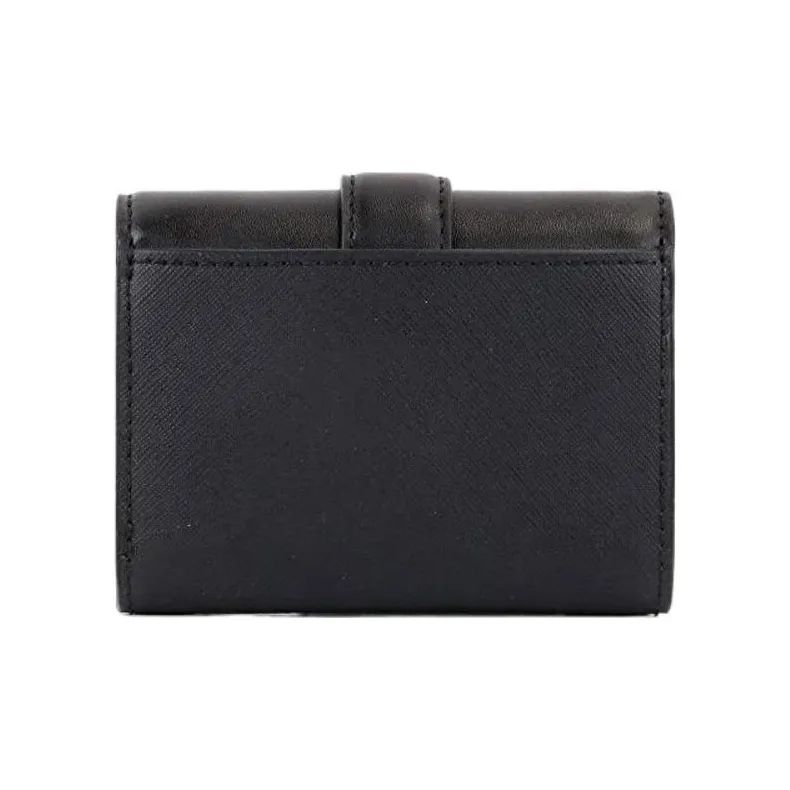 MICHAEL KORS Carmen Seamless Leather Messenger Bag, Shoulder Bag, Wallet Women's Black-3