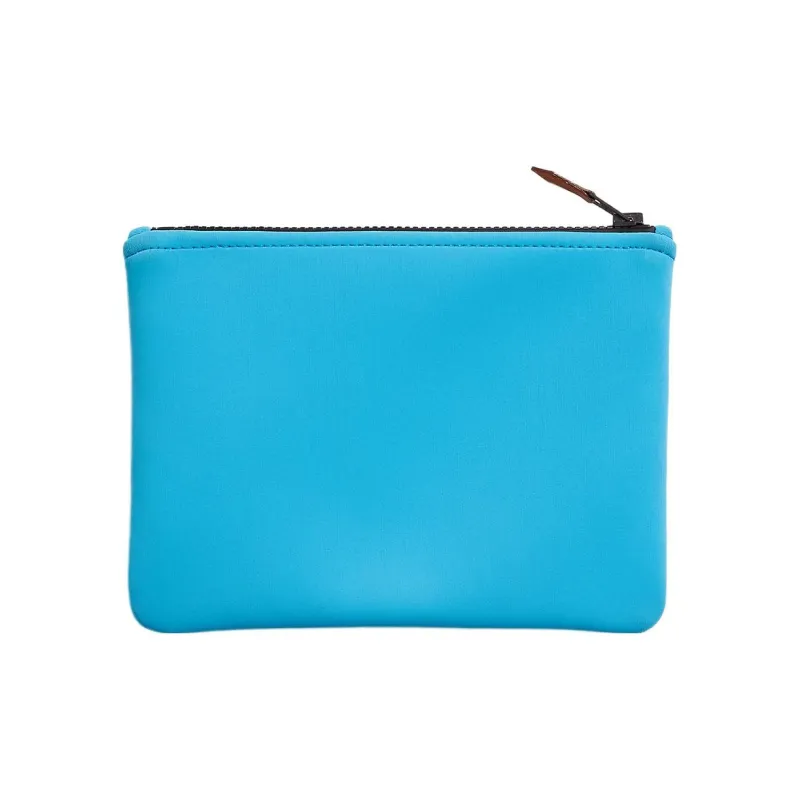 HERMES Neobain Waves Polyamide Clutch Small Size Women's Blue-1