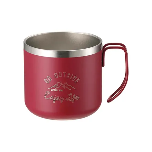 CAPTAIN STAG Outdoor Water Equipment Water Container 480ML Stainless Steel 7.2*23.5cm