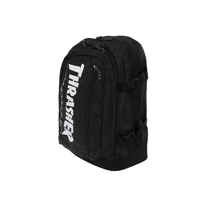Thrasher Polyester Backpack Regular Unisex Black-1