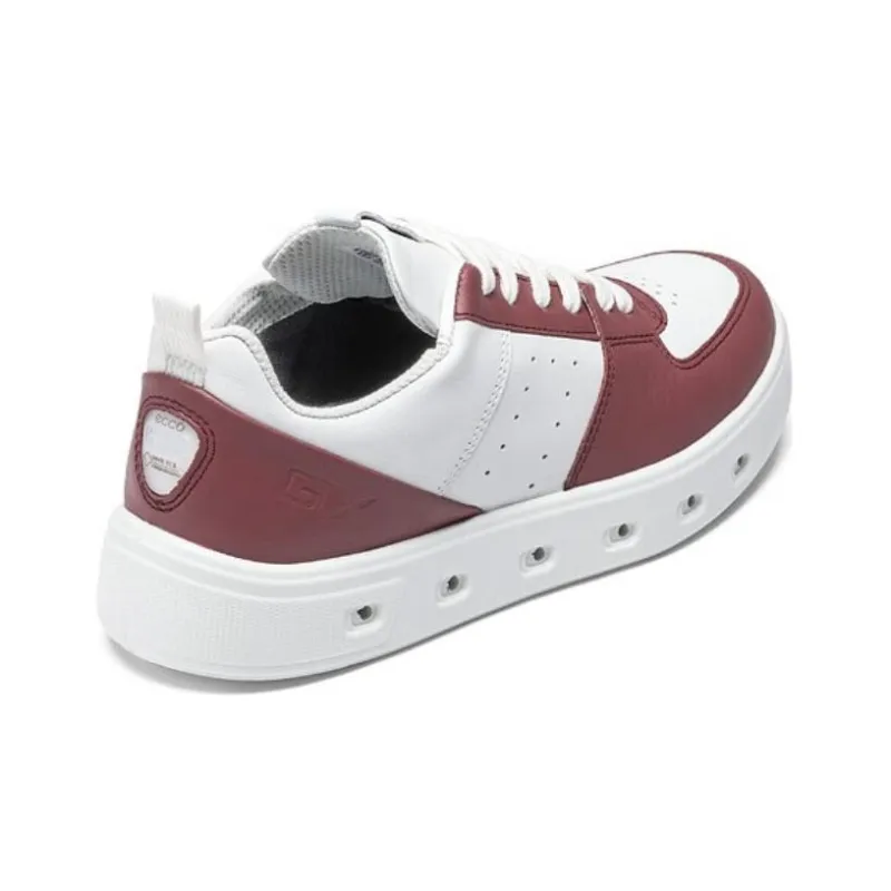 Ecco Low Top Skateboard Shoes Women's Brick Red-3