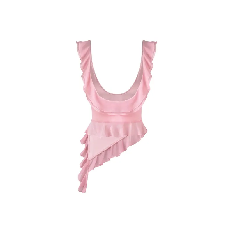 Tiger Mist Tank Tops Women's Pink-1
