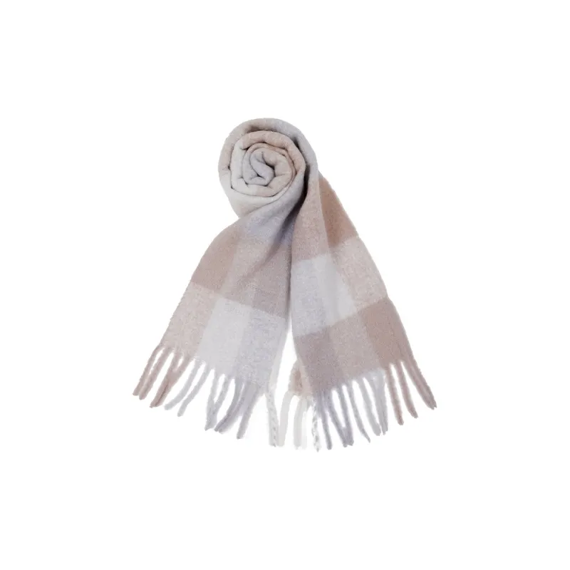 MOERCIAN 35% Sheep Wool 65% Acrylic Knit Scarves Women's-2