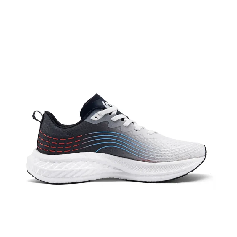 WALKSOUL Running Shoes Men Low Top White/Gray/Black/Royal Blue-2