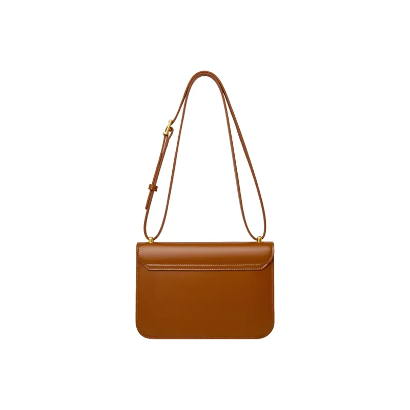 FIEDLE&SISSI Cow Leather Ouou Tofu Bag Shoulder Bag Regular Women's Classic Black-5