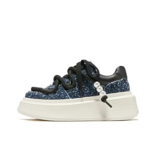 XB ITER Casual Shoes Women's Low Top Sea Blue/Light Blue/Dark Blue