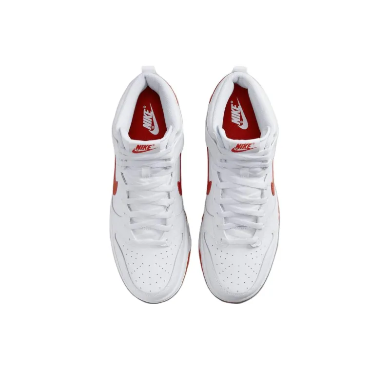 Nike Dunk High White Picante Red-3