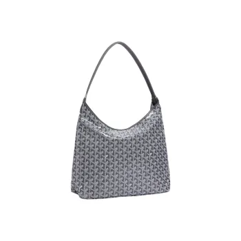 GOYARD Bohème Hobo Canvas With Leather Shoulder Bag Combo Bag Shoulder Bag Regular Women's Gray