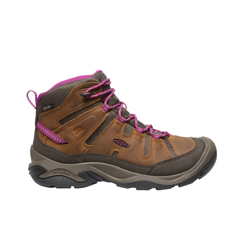 KEEN CIRACADIA MID WP Slip Resistant High Top Outdoor Shoes Women's Khaki-1