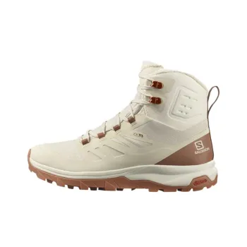 SALOMON XT Quest Anti Slip Wear Resistant High Top Outdoor Shoes Women's Beige