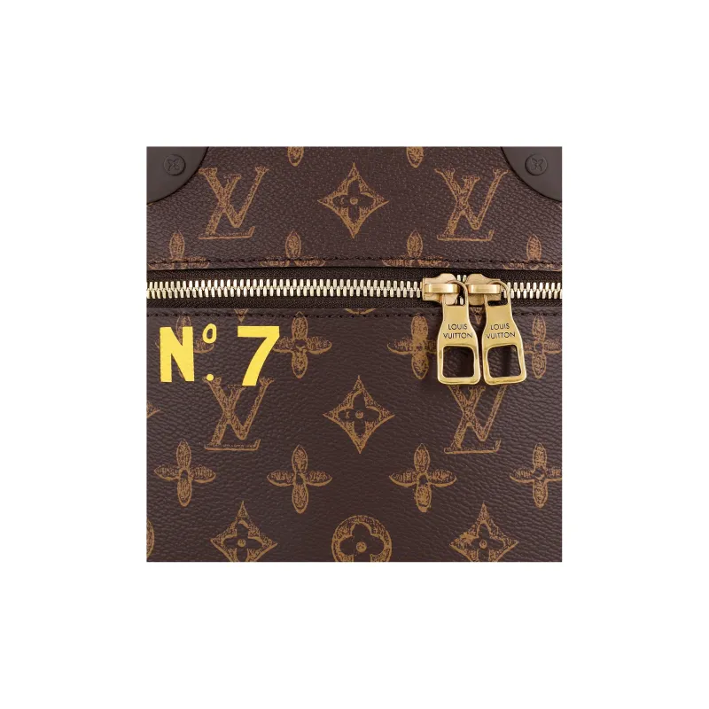 LOUIS VUITTON Vertical Box Trunk Monogram Brown-7