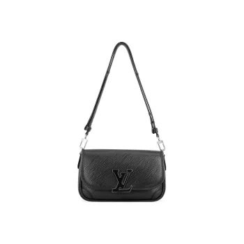 LOUIS VUITTON Cow Leather Crossbody Bag Shoulder Bag Women's Black