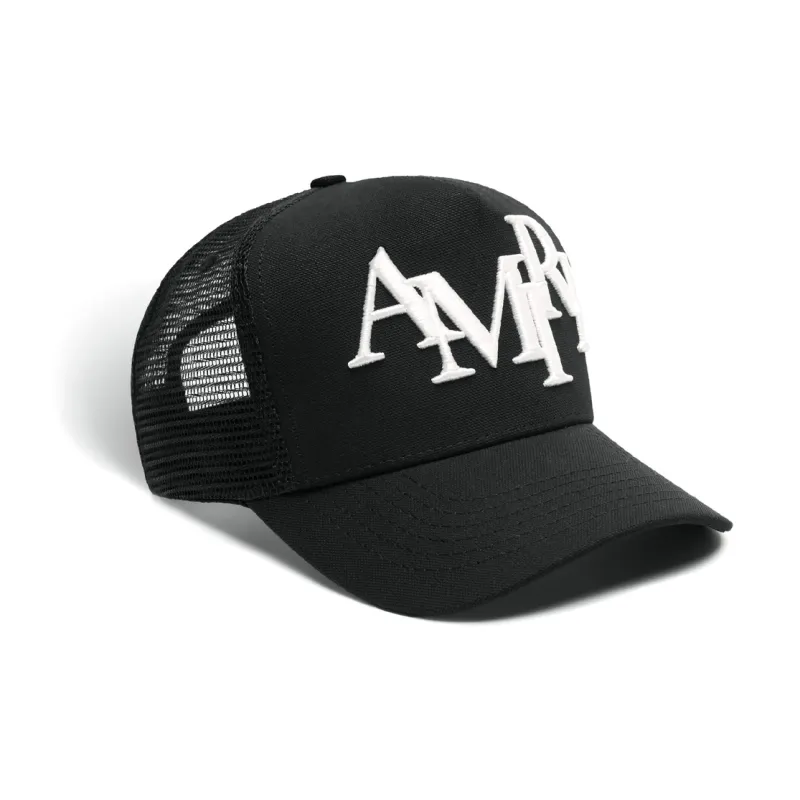 AMIRI Staggered Logo Trucker-0