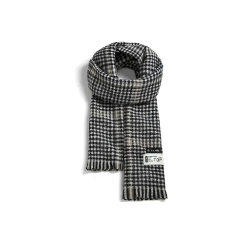 VINEY Knit Scarves Women's British Houndstooth