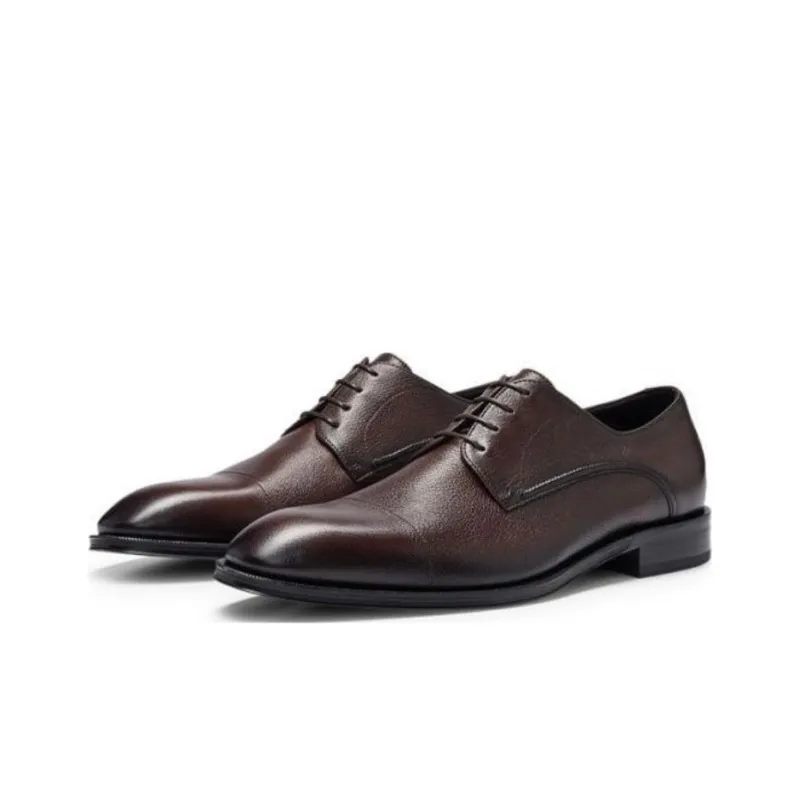 HUGO BOSS Dress Shoes Men's Dark Brown-0