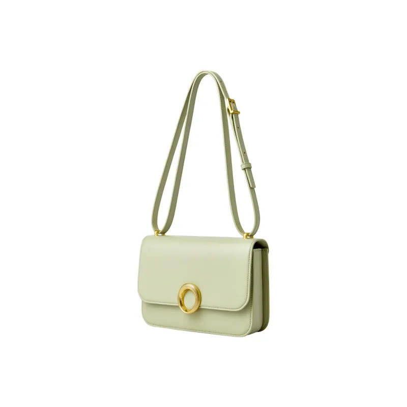 FIEDLE&SISSI Cow Leather Ouou Tofu Bag Shoulder Bag Regular Women's Classic Black-14