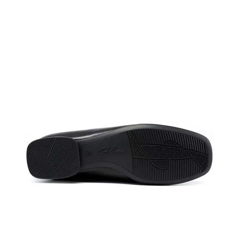 Satchi Loafers Women's Low Top Black-5