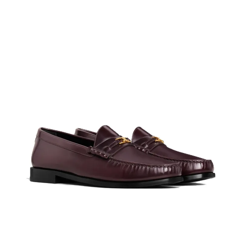 CELINE Triomphe Loafers 1.5cm Men's Umber-2