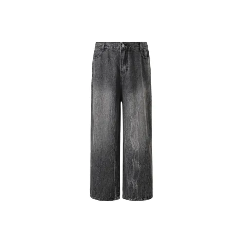 KREATE DENIM Washing Process Series Jeans Unisex Black