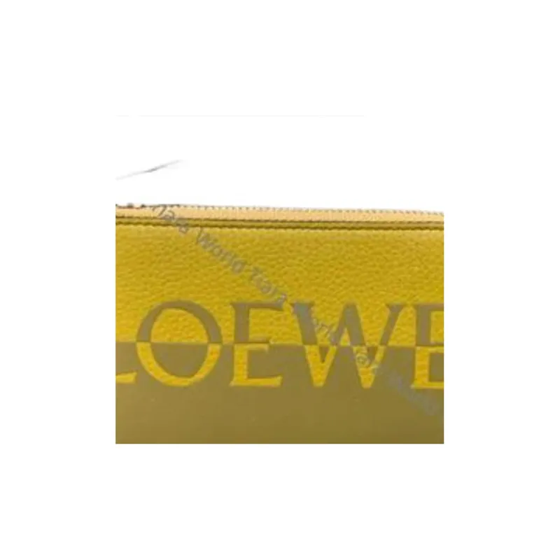 LOEWE Cow Leather Card Holder, Wallet Regular Men's Ochre/Olive-6