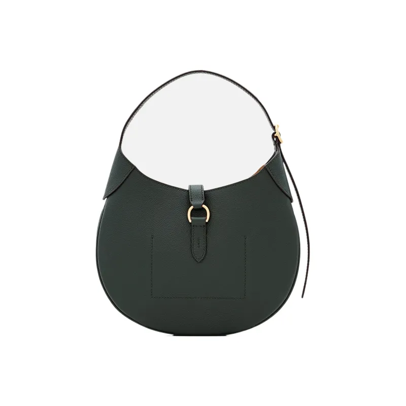 Polo Ralph Lauren Leather Handbag Shoulder Bag Small Size Women's Green-1