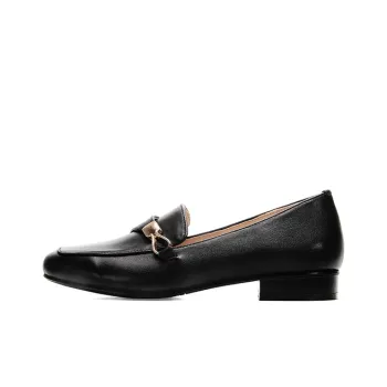 LESELE Loafers Women's Black/Khaki Brown