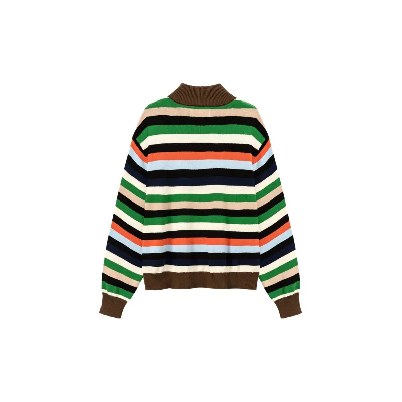 NO ONE ELSE Knitwear Women's Rainbow Stripes-1