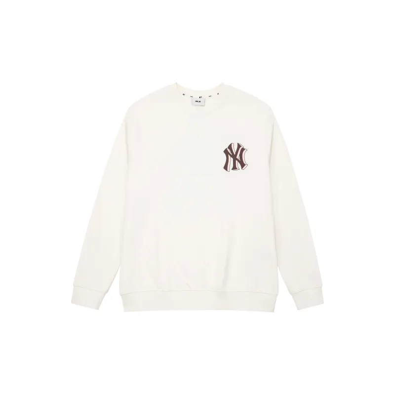 MLB New York Yankees Sweatshirts Unisex White-1