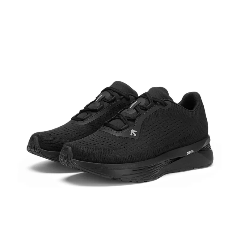 DESCENTE ENERZITE FLUID Slip Resistant Low Top Running Shoes Women's Black-1