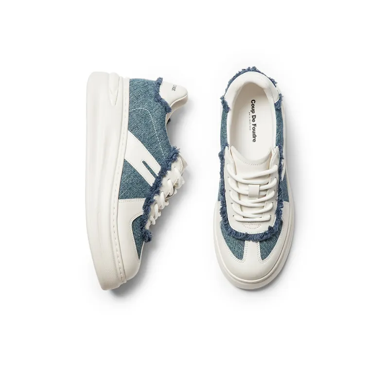 Coup De Foudre Height Increasing Low-Top Skateboard Shoes 5cm Women's-8