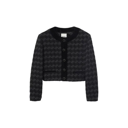 Sandro Cropped Tweed Jacket